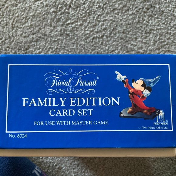 Trivial Pursuit Disney Family Edition Card Set Vintage 1986 - Picture 8 of 8